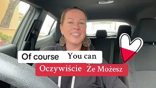 🇵🇱 How to say “ OF COURSE , you can “ in Polish language 🇵🇱 #polishlanguage