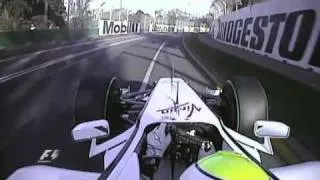 Australia 2009 pole position lap onboard with Jenson Button