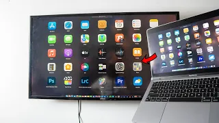 How to Connect Macbook Screen to TV or Monitor (Wirelessly, Free, No WIFI, No Apple TV) 2023