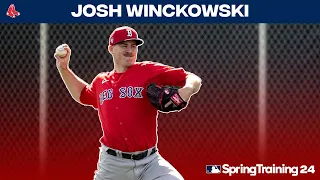 Wired: Josh Winckowski Mic'd Up at Red Sox Spring Training!