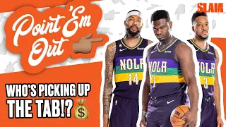 WHO’S PAYING THE BILL? Zion, Ingram & CJ are HILARIOUS 😭 | SLAM Point Em Out