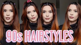 SUPER EASY 90s INSPIRED HAIRSTYLES