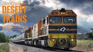 Australian Desert Trains, October 2023