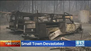Small Town Of Berry Creek Devastated By Fire