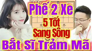 (Cờ Tướng) Siêu Phẩm Người Đẹp Phế 2 Xe Đem 5 Tốt Sang Sông Đổi Sĩ Bắt Mã