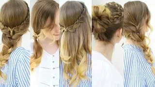 Quick and Easy 4 Minute Hairstyle Ideas | Summer Hairstyles | Braidsandstyles12