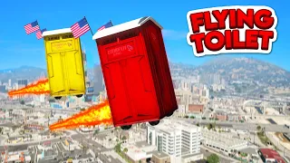 FLYING Toilet BANNED By Karen Admins 😂 | GTA 5 RP FiveM