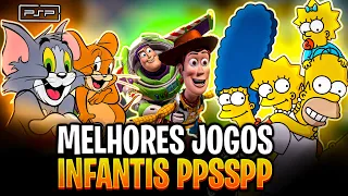 OS 15 MELHORES JOGOS PARA FAMILIA E INFANTIS DE PPSSPP / PSP