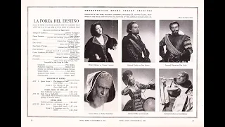 G.Verdi "La Forza del Destino" (29/11/1952, MET) - Milanov, Tucker, Warren, Hines {IN BETTER SOUND}