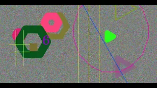 Python-Generated Random Video with Geometric Shapes, Text, and Noise (headphone warning)