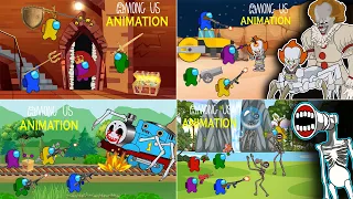 Among Us Animation vs. Thomas The Train.EXE, Great Mother Megaphone, The Smile Room, Siren Head EP29