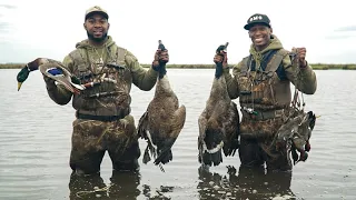 2022 Public Land Duck Hunting and Cooking | Fried Duck and Waffles