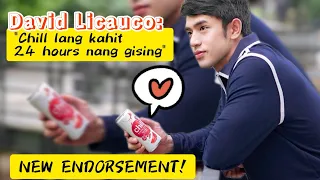 DAVID LICAUCO'S NEW ENDORSEMENT!!! CHILL LANG ANG PAMBANSANG GINOO ❤️