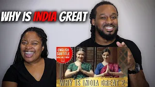 🇮🇳 American Couple Reacts "WHY IS INDIA GREAT 2 | भारत महान क्यों है 2"