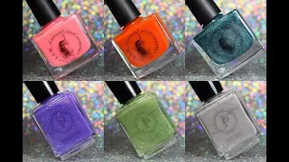 PAMPERED POLISHES & IAMCCC | R U JELLY? | LIVE SWATCHES