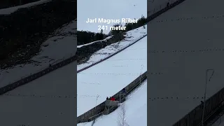 Jarl Magnus Riiber 241 Meter in Vikersund #skills #ski #champion #norway #fail #viral