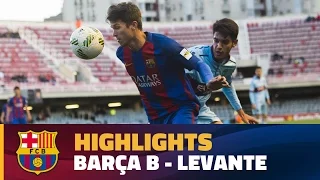 [HIGHLIGHTS] FUTBOL (2AB): FC Barcelona B – At. Llevant (1-1)