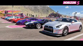 FH5 OLD & NEW SUPERCARS DRAG RACE: Evo, F50, R8, GT3, F8, Tvr, C8, EB100, J50, Enzo, LFA, F1 GT, GTR