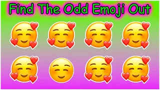 HOW GOOD ARE YOUR EYES #3 | Find The Odd Emoji Out | Emoji Quiz