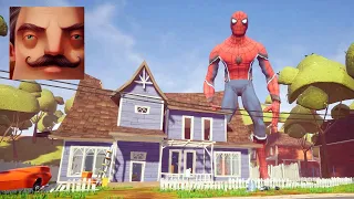 Hello Neighbor - My New Neighbor Big Spider-Man Act 1 Gameplay Walkthrough