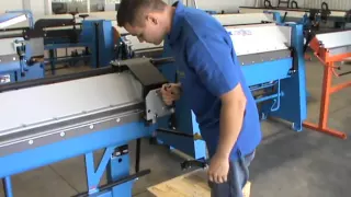 Élhajlító / Bending Machine / Plegadora de faldón / Abkantmaschine