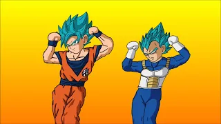 Goku and Vegeta dance 2!!!!!!!!