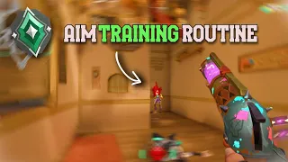 This Aim Routine Will Give You Clean Aim (Valorant aim training guide)