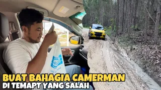 Buat Bahagia Cameraman Di Tempat Yang Salah!