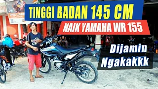 TEST RIDE NAIK YAMAHA WR 155 TINGGI BADAN 145 CM | Review Indonesia