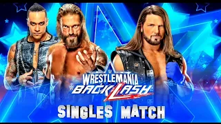 AJ Styles Vs Edge WrestleMania Backlash 2022 | WWE2K22 Concept 4K60FPS