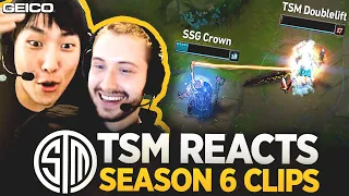 "OMG DID YOU SEE THAT?!" | TSM REACTS to the BEST Videos from the EPIC LCS SEASON 6