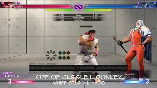 [SF6] Ryu Hadoken Meaty Setups