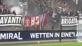 Sturm Graz burn flag from Grazer AK