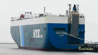 car carrier ORION LEADER 3FSG9 IMO 9182289 Emden RoRo cargo seaship merchant vessel Autotransporter