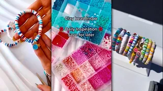 🎀Clay Bead Bracelet TikTok Compilation 🎀|Bracelet Edits Shorts & Reels|Small Business😍 #169