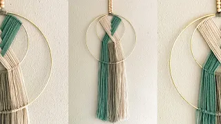 How to Make this Hoop and Yarn Wall Hanging with Craft Warehouse