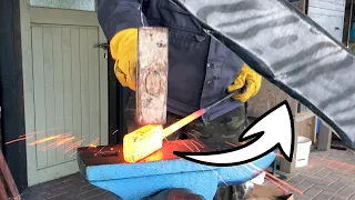 Hand Forging Damascus for the First Time