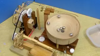 Marble machine with double wheel (Take2)