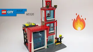 LEGO City 60320 set: Automation of Roller Shutters in the Fire Station!