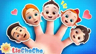 The Finger Family Song | LiaChaCha Nursery Rhymes & Baby Songs