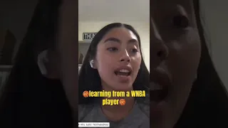 Lessons from a WNBA player🏀