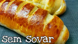 PÃO ALGODÃO ❤O MELHOR PÃO QUE VOCÊ VAI FAZER/pão caseiro fácil sem sovar