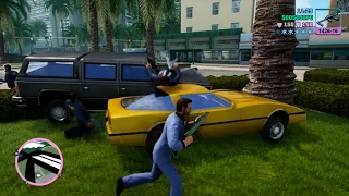 GTA Vice City Definitive Edition Police Station Shootout + Six Star Escaped