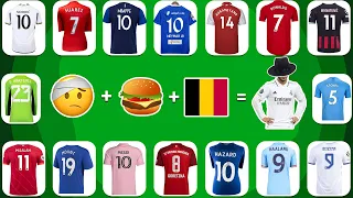( PART 5 ) Guess the SONG EMOJI and JERSEY and Flag of FOOTBALL Player Neymar,Ronaldo, Messi Mbappe