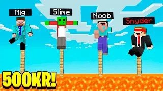 DEN SIDSTE OVERLEVENDE VINDER 500KR!! (DANSK MINECRAFT)