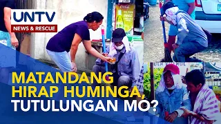 Social Experiment: Ano ang gagawin mo kung makakita ng isang matandang hirap huminga?