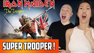 Iron Maiden - The Trooper 1st Time Reaction | Charge of the Light Brigade!