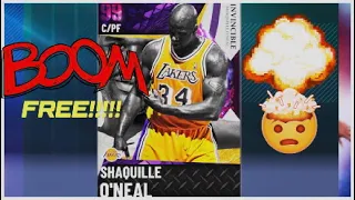 FREE Dark Matter invincible Shaquille O'NEAL incoming!!!! NBA 2K21 MYTEAM!