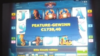 1750 EURO MAXWIN Dolphins Pearl auf 90 Freispiele