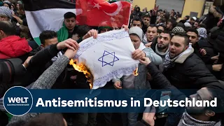 HASSPAROLEN & HETZE: Bundesregierung verurteilt antisemitische Kundgebungen scharf I WELT News